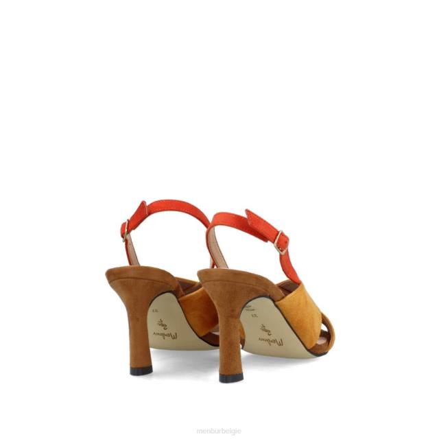 volt vrouwen Menbur 0RLN258 geel casual chique schoen