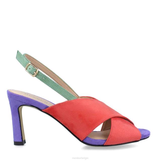 volt vrouwen Menbur 0RLN3117 orenge casual chique schoen