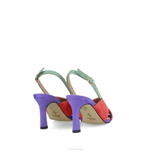 volt vrouwen Menbur 0RLN3117 orenge casual chique schoen