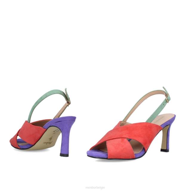 volt vrouwen Menbur 0RLN3117 orenge casual chique schoen