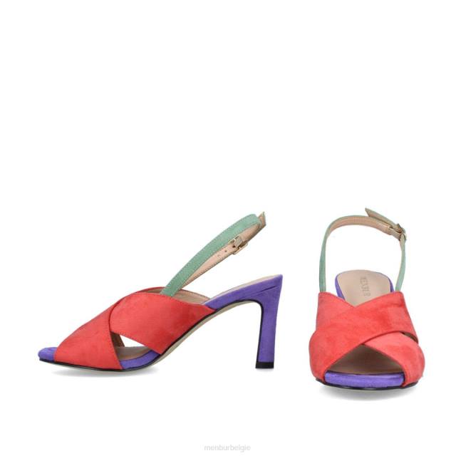 volt vrouwen Menbur 0RLN3117 orenge casual chique schoen