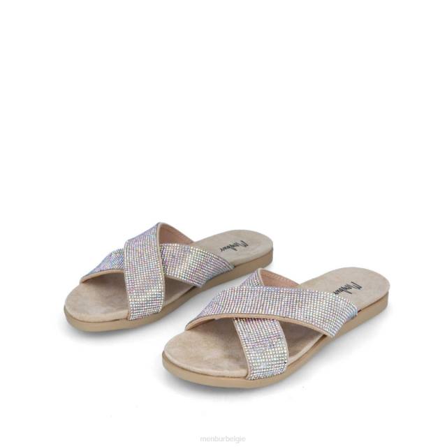 want nee vrouwen Menbur 0RLN291 beige casual chique schoen
