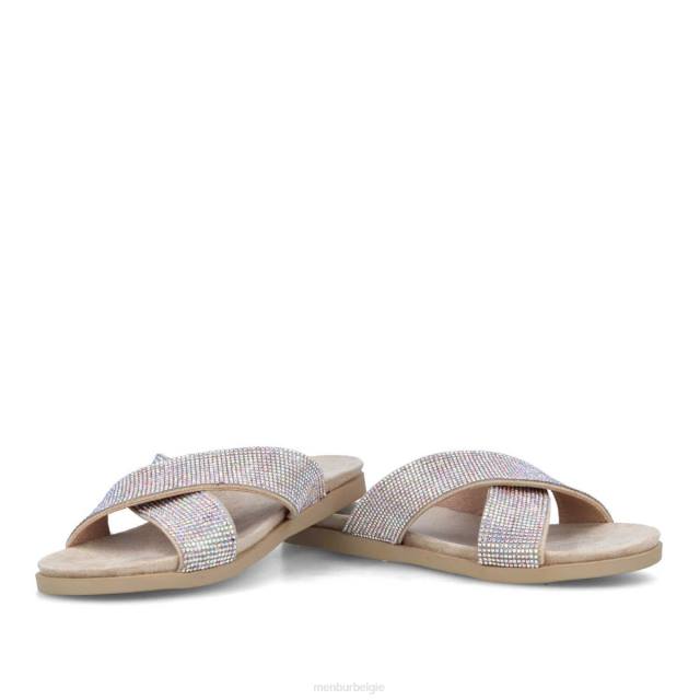 want nee vrouwen Menbur 0RLN291 beige casual chique schoen