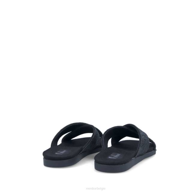 want nee vrouwen Menbur 0RLN3185 zwart casual chique schoen