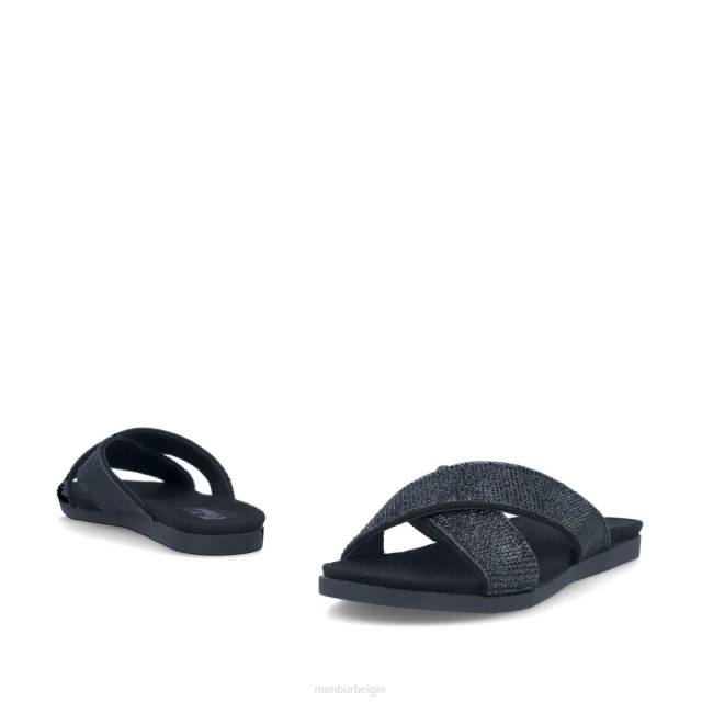 want nee vrouwen Menbur 0RLN3185 zwart casual chique schoen