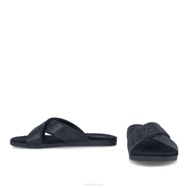 want nee vrouwen Menbur 0RLN3185 zwart casual chique schoen