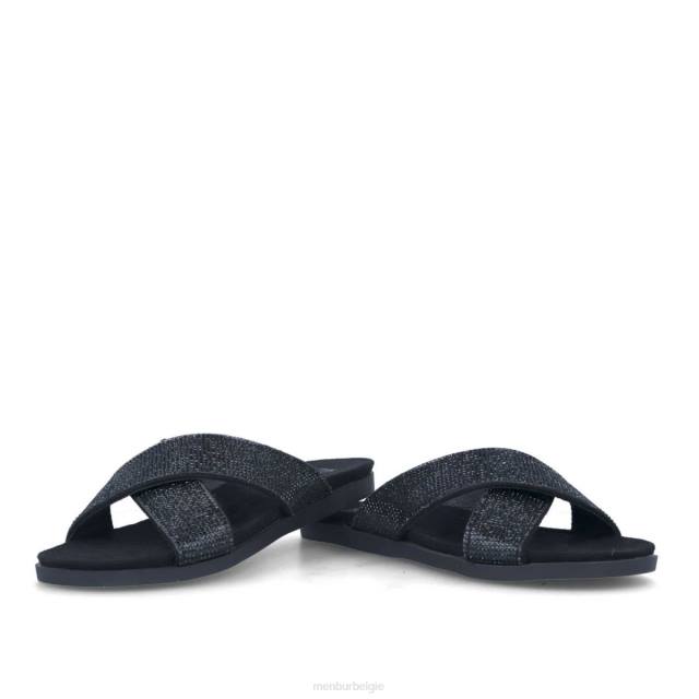 want nee vrouwen Menbur 0RLN3185 zwart casual chique schoen
