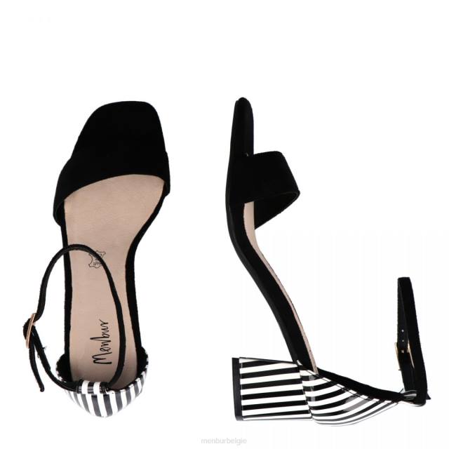 zegen vrouwen Menbur 0RLN509 zwart casual chique schoen